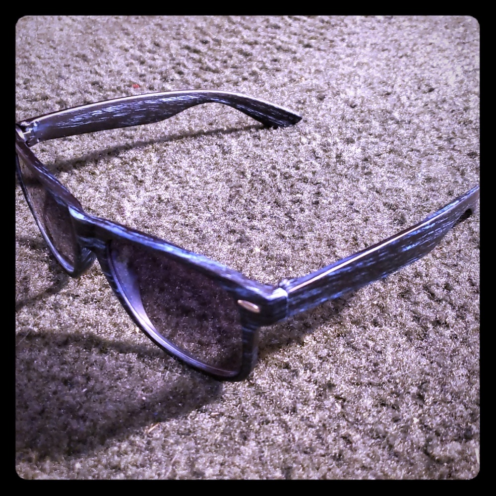 Premium Blue Handcrafted Wooden Sunglasses